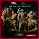 4 miniatures - 32mm - Barbarians Bundle - Uncharted Kingdoms