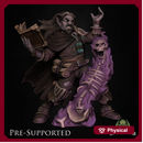 Libor Elf Warlock Necromancer [PRE-COLORED] 32mm Scale