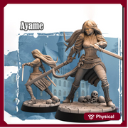 Female Rogue Thief, Fighter Duelist PC / NPC D&D 5e Unpainted Figure | 28mm, 32mm,54mm,75mm,100mm Scales | Dungeons and Dragons Pathfinder | - Only-Games