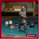 City Guard Draw Sword - Frostgrave Pathfinder - Fantasy DND - TytanTroll Miniatures