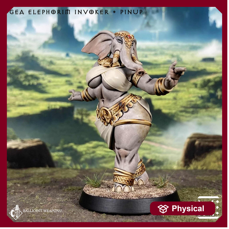 Gea, Elephorim Invoker - Pinup (Elephorim Ivory Sentinels)
