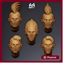 Corsairs - Miniature Heads