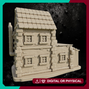 City House 2 - Fantasy Village Terrain STL, DnD & Wargaming Scenery