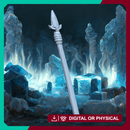 Barbarian Spear - Leaf-Blade Hunting Spear STL, DnD & Wargaming Weapon