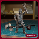 Old Man Fighter - TytanTroll Miniatures - DnD - Fantasy