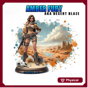 Female Sci-Fi Warrior Soldier, PC NPC Unpainted Resin Miniature | NSFW Topless & Nude versions | 28mm, 32mm,54mm, 75mm, 100mm Scales |DnD 5e - Only-Games