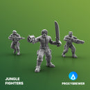 Jungle Fighters - Squad of 5 - Builder - Only-Games