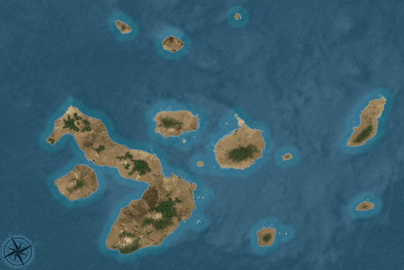 Galapagos wargaming mat - Only-Games