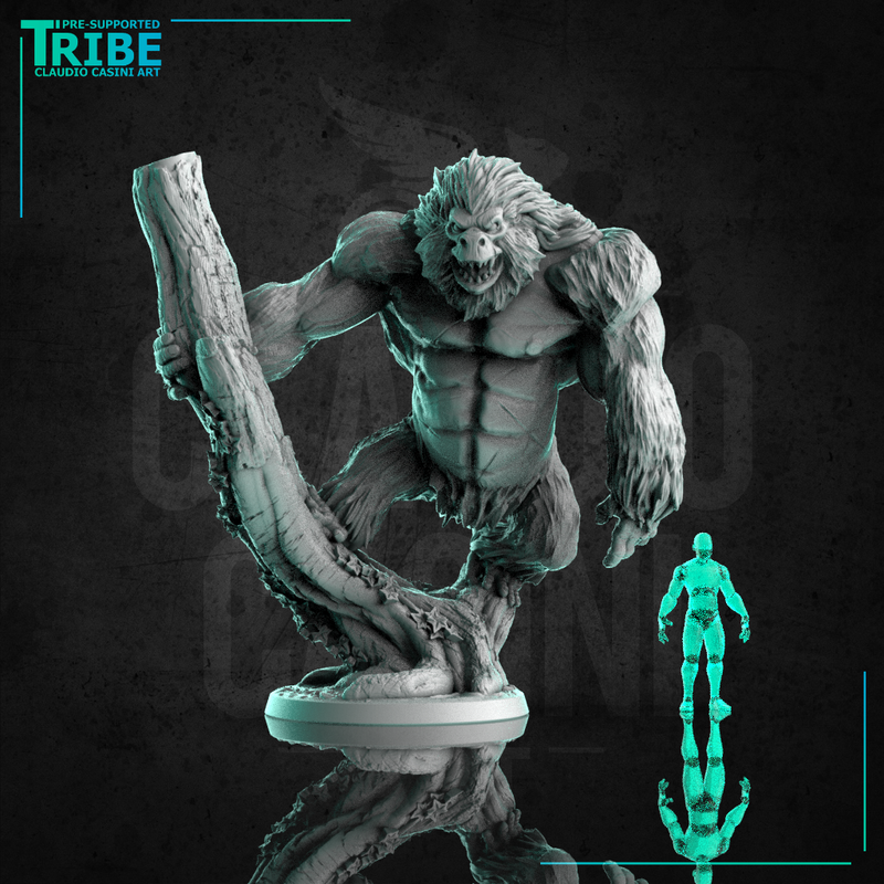 (L0062) Male gorilla cruel (Large) - Only-Games