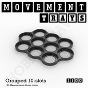 28mm Movement Trays for Tabletop Games | Wargaming | Full Range - Only-Games
