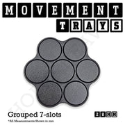 28mm Movement Trays for Tabletop Games | Wargaming | Full Range - Only-Games