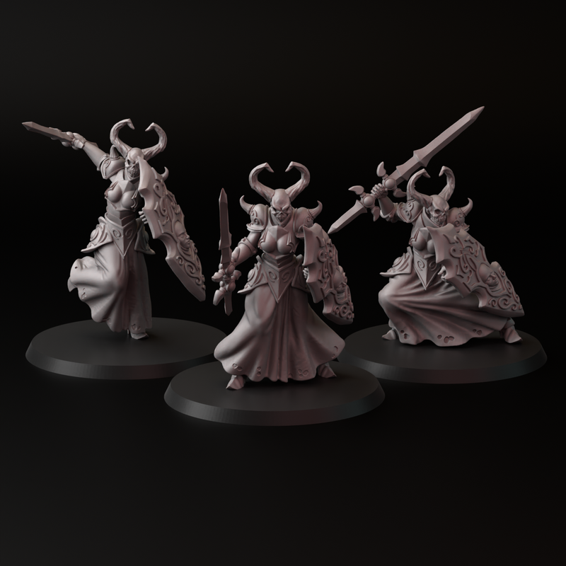 Black Heroines (3 models) - Only-Games