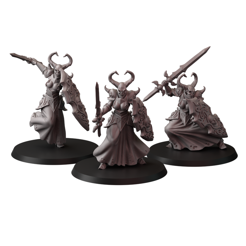 Black Heroines (3 models) - Only-Games