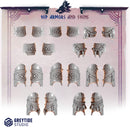 Hip armors and Shins PH