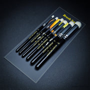 Hobby Heaven 6-Piece Dry Brush Set – XS to XXL Miniature Painting Brushes - Only-Games