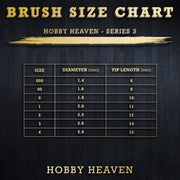 Hobby Heaven Kolinsky Sable Series 3 Brushes Singles and Sets - Only-Games