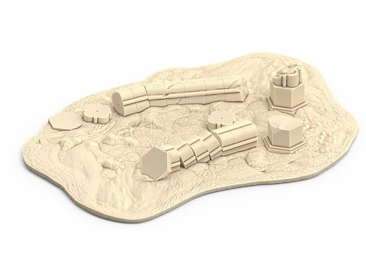 Scatter Ruins 1 - Stormguard 28mm 32mm Wargaming Terrain D&D, DnD - Only-Games