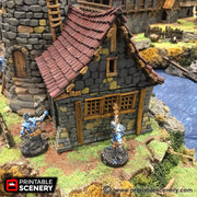 The Lighthouse - The Lost Islands Printable Scenery - Pirates, Wargaming Terrain, D&D, DnD - Only-Games
