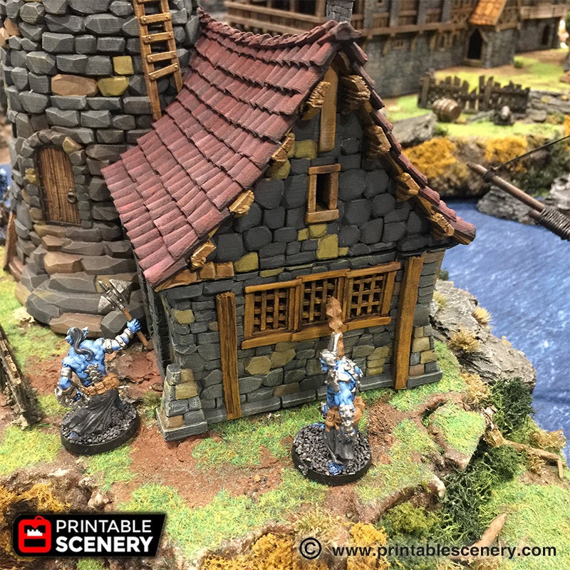 The Lighthouse - The Lost Islands Printable Scenery - Pirates, Wargaming Terrain, D&D, DnD - Only-Games