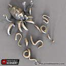 Kraken Monster - The Lost Islands - Printable Scenery Wargaming Terrain D&D, DnD Pirates