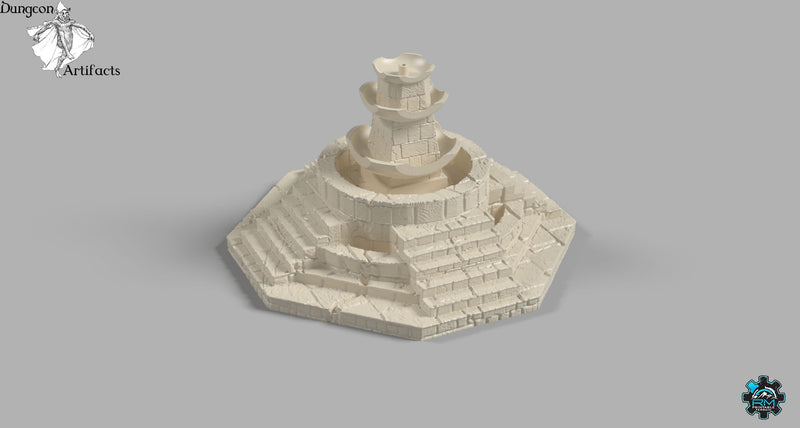 Ruined Fountain 2 - Stormguard - RMProductions 28mm 32mm Wargaming Terrain D&D, DnD - Only-Games