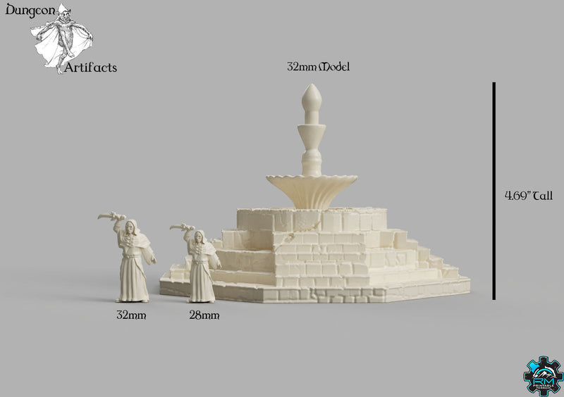 Fountain 1 - Stormguard - RMProductions Wargaming Terrain D&D, DnD - Only-Games