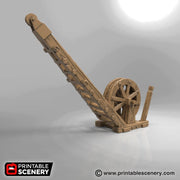 Medieval Crane - Winterdale - Printable Scenery 28mm 32mm Wargaming Terrain - Only-Games