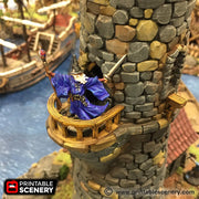 The Lighthouse - The Lost Islands Printable Scenery - Pirates, Wargaming Terrain, D&D, DnD - Only-Games