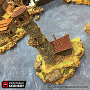 The Lighthouse - The Lost Islands Printable Scenery - Pirates, Wargaming Terrain, D&D, DnD - Only-Games