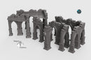 Pillar Ruins - Stormguard 15mm 28mm 32mm 42mm Wargaming Terrain D&D, DnD
