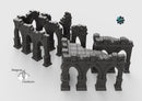 Pillar Ruins - Stormguard 15mm 28mm 32mm 42mm Wargaming Terrain D&D, DnD