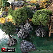 Mangrove Tree - Mangroves - Winterdale - Printable Scenery - 15mm 20mm 28mm 32mm Wargaming Terrain D&D, DnD - Only-Games