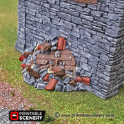 Rubble Set - Clorehaven and the Goblin Grotto - Printable Scenery Wargaming Tabletop Scatter Terrain D&D, DnD - Only-Games