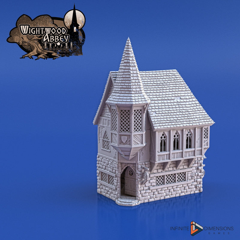 Abbot's House 28mm 32mm Wightwood Abbey Wargaming Terrain D&D DnD - Only-Games