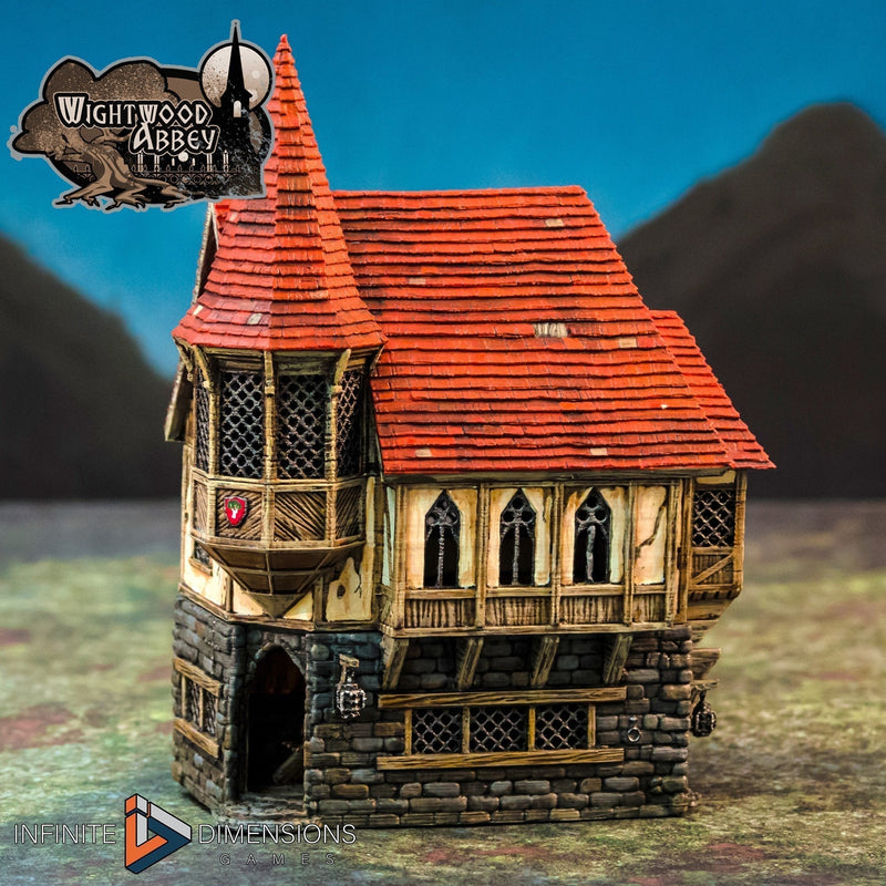 Abbot's House 28mm 32mm Wightwood Abbey Wargaming Terrain D&D DnD - Only-Games