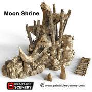 Moon Shrine - Clorehaven and the Goblin Grotto 15mm 28mm 32mm Wargaming Terrain D&D, DnD - Only-Games