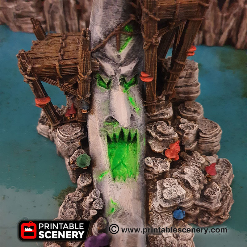 Moon Shrine - Clorehaven and the Goblin Grotto 15mm 28mm 32mm Wargaming Terrain D&D, DnD - Only-Games