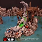 Moon Shrine - Clorehaven and the Goblin Grotto 15mm 28mm 32mm Wargaming Terrain D&D, DnD - Only-Games
