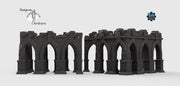 Pillar Ruins - Stormguard 15mm 28mm 32mm 42mm Wargaming Terrain D&D, DnD - Only-Games