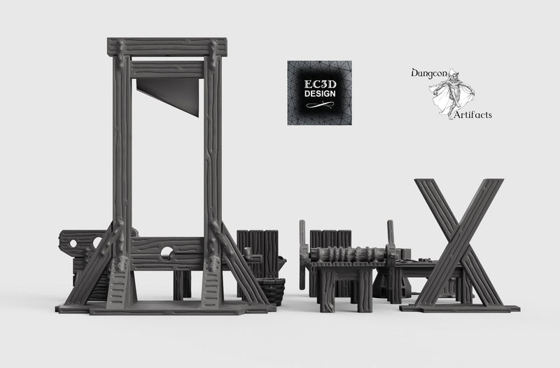Torture Chamber Accessories - 28mm 32mm Hero's Hoard Wargaming Tabletop Scatter Miniatures Terrain D&D, DnD - Only-Games