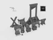 Torture Chamber Accessories - 28mm 32mm Hero's Hoard Wargaming Tabletop Scatter Miniatures Terrain D&D, DnD - Only-Games