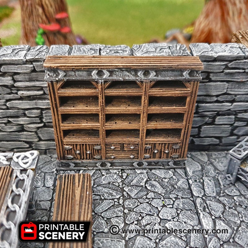 Sturdy Furniture - Clorehaven and Goblin Grotto - Printable Scenery Wargaming Terrain Scatter D&D, DnD - Only-Games