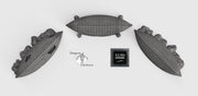 Flipped Fishing Boats - Depths of the Savage Atoll - EC3D Wargaming Terrain D&D, DnD - Only-Games