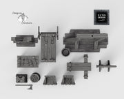 Torture Chamber Accessories - 28mm 32mm Hero's Hoard Wargaming Tabletop Scatter Miniatures Terrain D&D, DnD - Only-Games