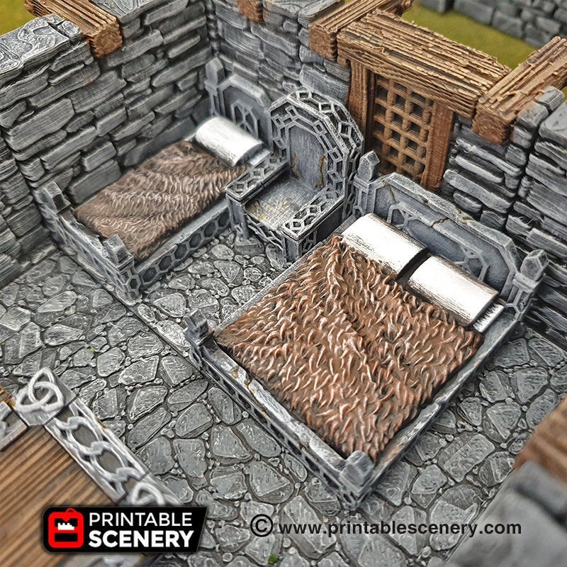 Sturdy Furniture - Clorehaven and Goblin Grotto - Printable Scenery Wargaming Terrain Scatter D&D, DnD - Only-Games