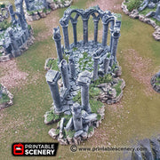 Ancient Ruins - Clorehaven and The Goblin Grotto - Printable Scenery - Wargaming Terrain Scatter D&D, DnD - Only-Games