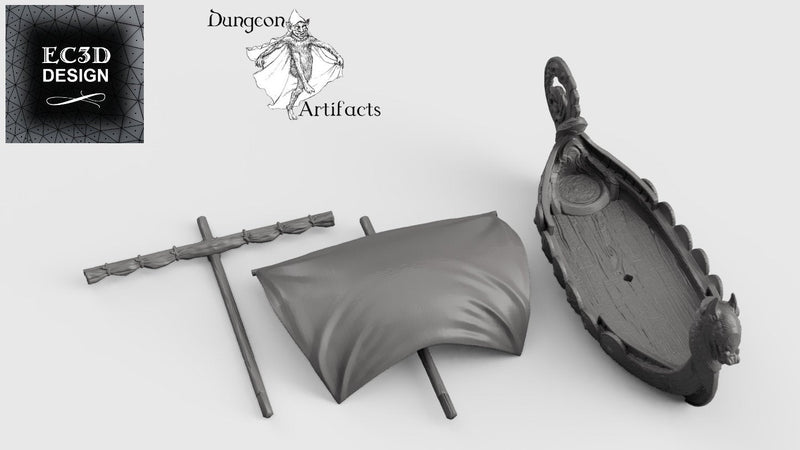 Longship - Wilds of Wintertide Wargaming Terrain D&D, DnD - Only-Games