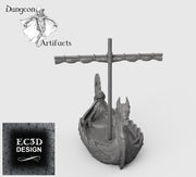Longship - Wilds of Wintertide Wargaming Terrain D&D, DnD - Only-Games