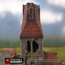 Ruined Medieval Church - Time Warp - Printable Scenery Wargaming Terrain Scatter D&D, DnD