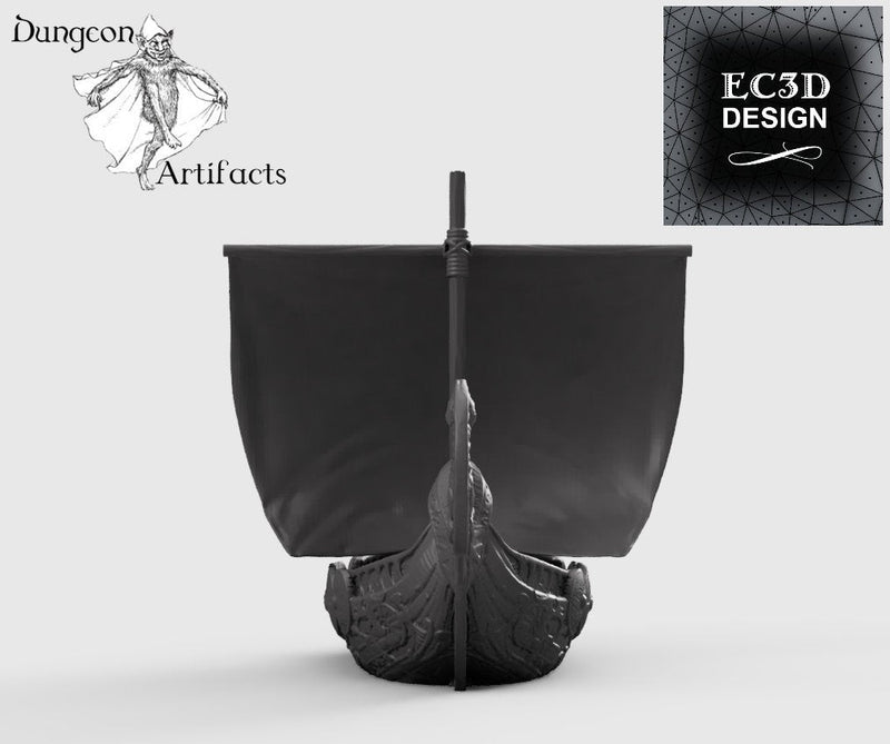 Longship - Wilds of Wintertide Wargaming Terrain D&D, DnD - Only-Games